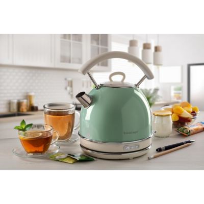 Bouilloire Électrique Vintage Ariete 1,7L - 2000W - Base 360° - Arrêt Auto - Design Rétro Beige
