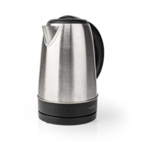 Bouilloire électrique 1,7L Aluminium Inox 2200W Protection contre l'ébullition NEDIS