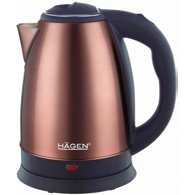 Bouilloire électrique 1.8L inox sans fil cuivre Hagen HA5525-COP