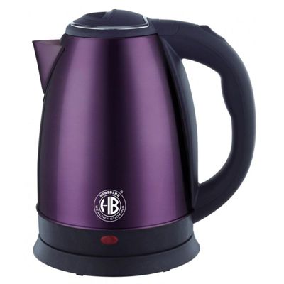 Bouilloire électrique 1.8L inox sans fil Violet Herzberg  HG5011-PUR