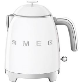 Bouilloire sans fil 0.8l 1400w blanc Smeg KLF05WHEU