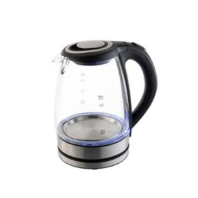 Bouilloire sans fil 1.7l 2000w verre/noir Silver Style 002031