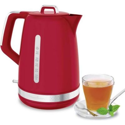 Bouilloire sans fil 1.7l 2400w rouge Moulinex BY320510