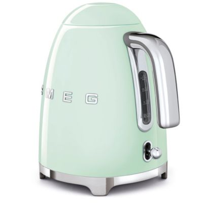 Bouilloire sans fil 1.7l 2400w vert d'eau Smeg KLF03PGEU