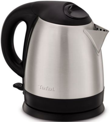 Bouilloire sans fil compacte 1.2l 1800w inox/noir Tefal KI431D10