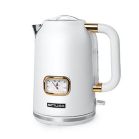 Bouilloire sans fil MUSE MS-030 W - indicateur de température de l'eau - 2200W - Filtre amovible et lavable - Capacité de 1.7L