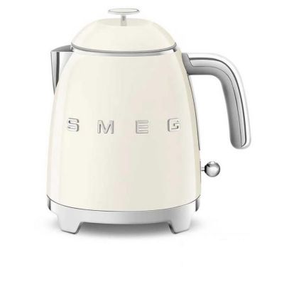 Bouilloire SMEG KLF05CREU crème 0.8L - Style années 50 - 1400W - Filtre anti-calcaire