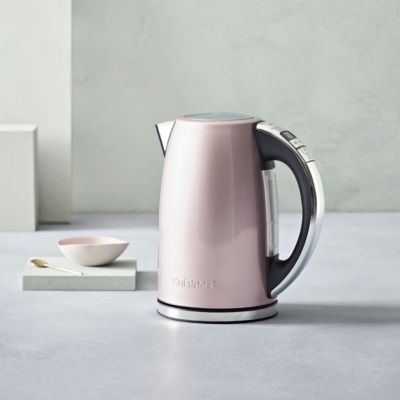 Bouilloire Électrique 1,7L - Crème - 3000W - Indicateur D'eau - Déco Rétro