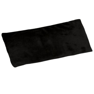 Bouillotte chauffante ou refroidissante 10 x 22 cm déhoussable pour toutes parties du corps - Noir - Vivezen