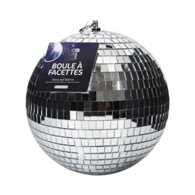 Boule a facettes CMP CMPEA10307 20 cm miroir argente