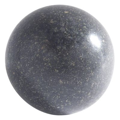 Boule déco jardin granit diamètre 20 cm - Noir 20 cm
