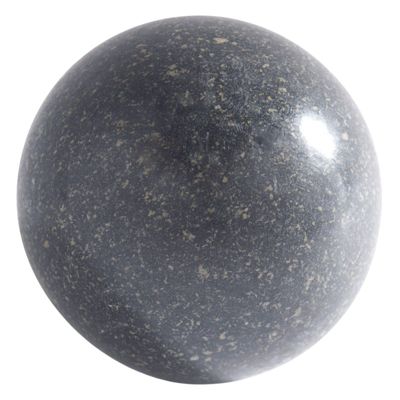 Boule déco jardin granit (grand format) - Noir 40 cm