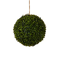 Boule de buis vert artificiel ø28 cm