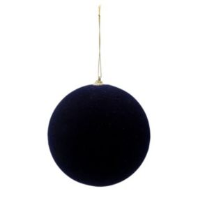 Boule de Noël "Maxi" 15cm Bleu Foncé