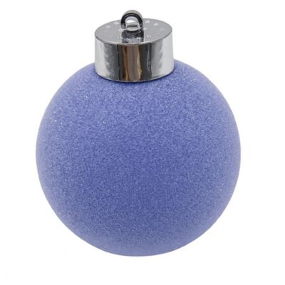 Boule de noël en verre bleu ∅80mm Feeric Light & Christmas
