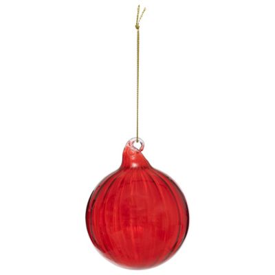 Lot de 4 Boules de Noël Marbre 10cm Blanc