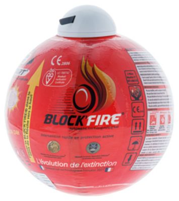 Boule extinctrice Block Fire intérieur/extérieur