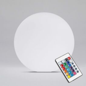 Boule led lumineux 40 cm  Oviala