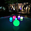 Boule lumineuse Bobby autonome multicolore D.40cm - Led intégrée
