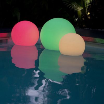 Boule lumineuse Bobby autonome multicolore D.50cm - Led intégrée