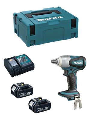 Boulonneuse à chocs 18 V Li-Ion 4 Ah, 230 Nm, 2 batteries, chargeur et coffret MAK-PAC - DTW251RMJ