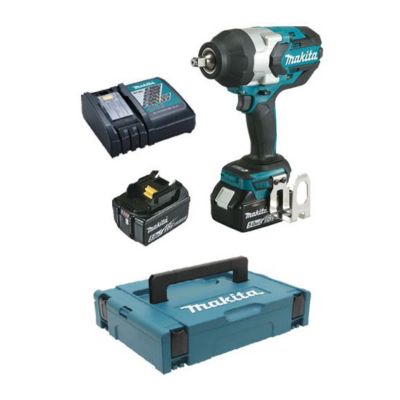 Boulonneuse à chocs 18V + 2 batteries 5 Ah + chargeur + coffret MAKPAC - MAKITA - DTW1002RTJ