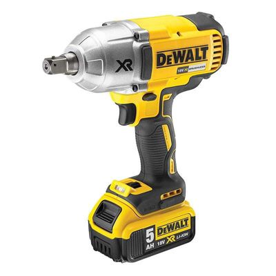 Boulonneuse à chocs 18V XR + 2 batteries 5 Ah + chargeur en coffret T-STAK - DEWALT - DCF899P2-QW