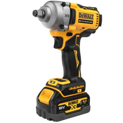 Boulonneuse à chocs compacte XR 18V 5,0 Ah 1/2" DCF891P2G-QW.