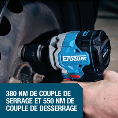 Boulonneuse sans fil Erbauer ERI1095IPD 18V 380 Nm (sans batterie)