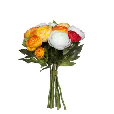 Bouquet de Renoncule orange artificiel ø19 x 22 cm | Castorama