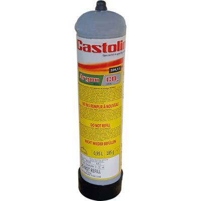 Bouteille d'argon/CO2 pour soudage Castolin 110L