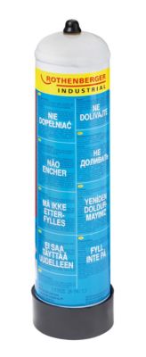 Bouteille d'oxygène en acier pour poste Roxy 930ml Rothenberger