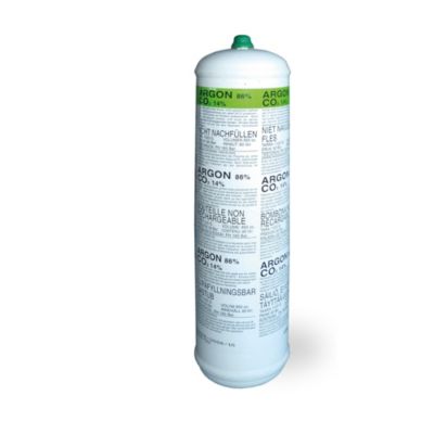 Bouteille De Gaz Argon + CO2 110 Bar 2.2 Litres Jetable Soudage MIG KEMPER