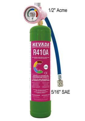 BOUTEILLE GAZ R410a AVEC MANOMETRE + FLEXIBLE RECHARGE CLIM