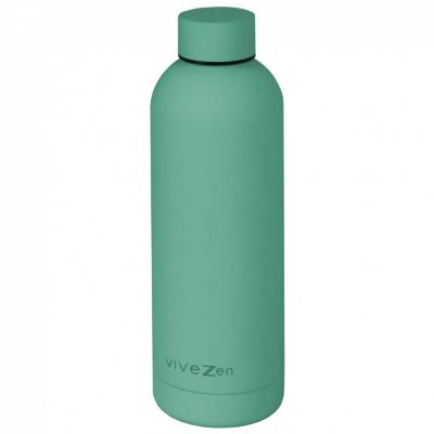 Bouteille, gourde isotherme chaud ou froid en acier inoxydable, réutilisable - 750 ml - Vert - Vivezen