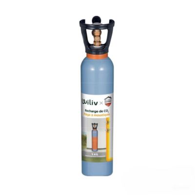 Bouteille recharge de CO2 pour piège à moustique 5kg Wiliv Home Defense
