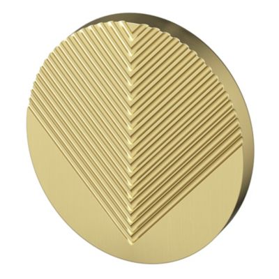 Bouton de meuble arrondi Garlan or ⌀.34mm x L.34mm