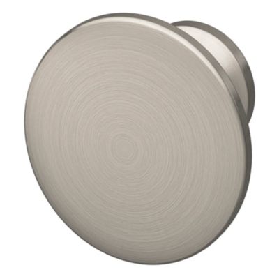 Bouton de meuble arrondi GoodHome Primel gris Ø2.9cm x l.2.9cm x h. 2.1cm x p.2.1cm