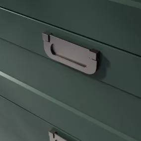 Bouton de meuble arrondi Govlin gris ⌀.80mm x L.7mm