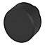 Bouton de meuble arrondi Irus GoodHome mat noir Ø2.5 x l.25 mm x h. 2.6 cm