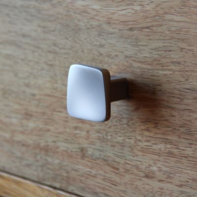 Bouton de meuble arrondi Maden gris l.30 mm x h. 3 cm