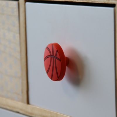 Bouton de meuble ballon de basket GoodHome 4 6 x P.2 3 cm