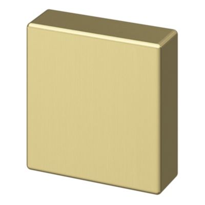 Bouton de meuble carré GoodHome Skej or Ø3cm x l.3cm x h. 3cm x p.3cm