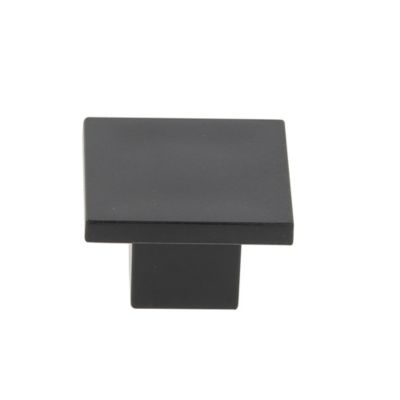 Gros Bouton Carré Lumineux Bordure Noire 45 x 45 mm