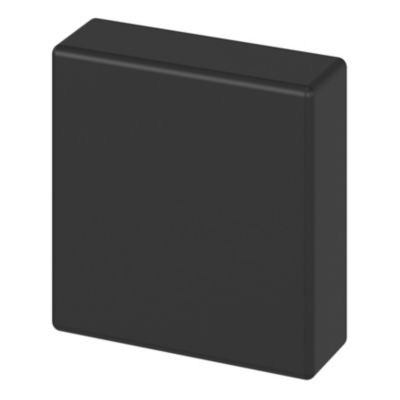 Tahoe Bouton De Placard Carré – Style Rustique Noir – 3,8 Cm – Quincaillerie Meuble