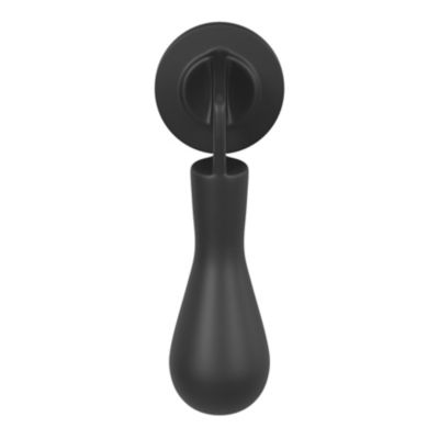 Bouton de meuble GoodHome Kilhog noir l.1.8cm x h.5cm x p.2cm