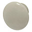 Bouton de meuble GoodHome Porcelaine Vras beige Ø3.2cm x p.2.5cm