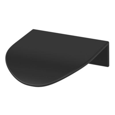 Bouton de meuble Mehaban GoodHome noir Ø4cm x l.4.3cm x H.1.2cm