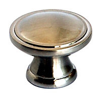Bouton de meuble métal COLOURS Arius antic silver Ø31 mm