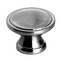 Bouton de meuble métal COLOURS Caruso chromé mat Ø35 mm